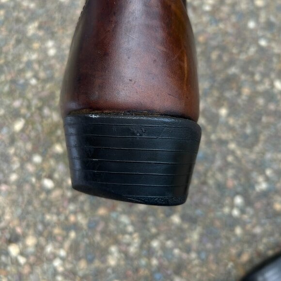 Justin Men's Stampede Brown Western Boots Size 11 1/2 D Style 2551 - Picture 7 of 14